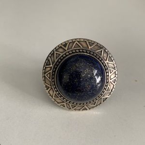 Silpada Peruvian Lapis Statement Ring